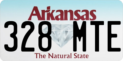 AR license plate 328MTE