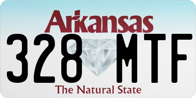 AR license plate 328MTF