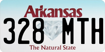 AR license plate 328MTH