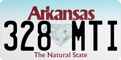AR license plate 328MTI