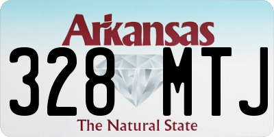 AR license plate 328MTJ