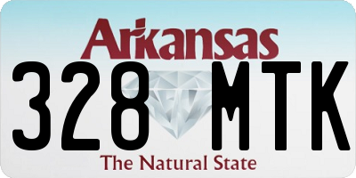 AR license plate 328MTK