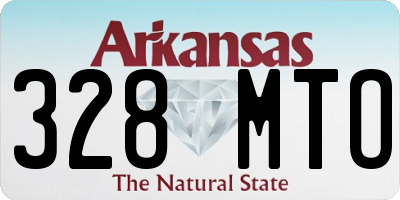 AR license plate 328MTO