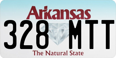 AR license plate 328MTT