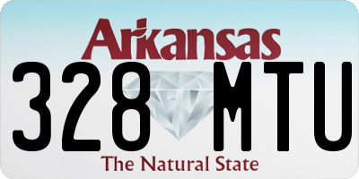 AR license plate 328MTU
