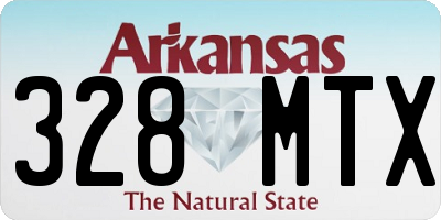 AR license plate 328MTX
