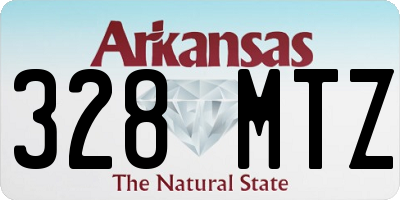 AR license plate 328MTZ