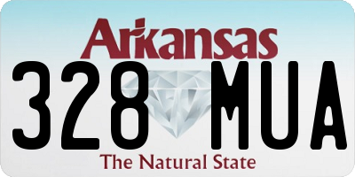 AR license plate 328MUA