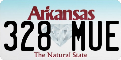 AR license plate 328MUE