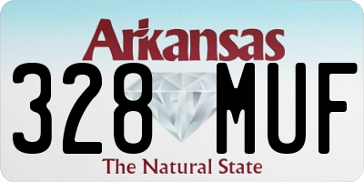 AR license plate 328MUF