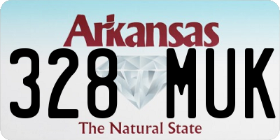 AR license plate 328MUK