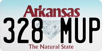 AR license plate 328MUP
