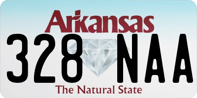 AR license plate 328NAA