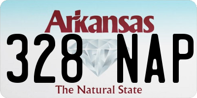 AR license plate 328NAP