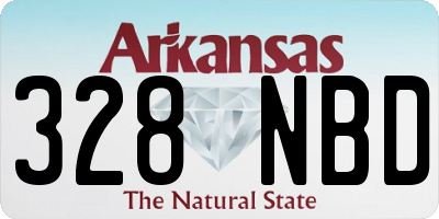 AR license plate 328NBD