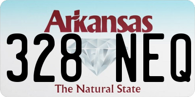 AR license plate 328NEQ