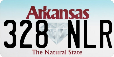 AR license plate 328NLR