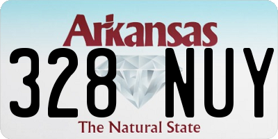 AR license plate 328NUY