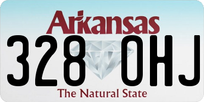 AR license plate 328OHJ