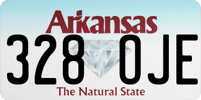 AR license plate 328OJE