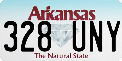 AR license plate 328UNY
