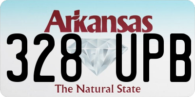 AR license plate 328UPB