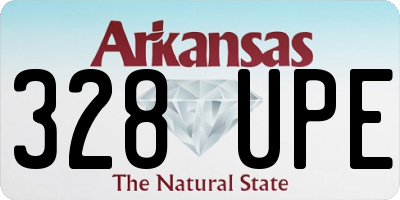 AR license plate 328UPE