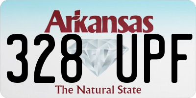 AR license plate 328UPF