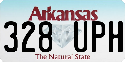 AR license plate 328UPH