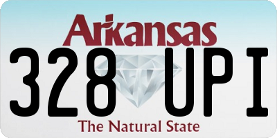 AR license plate 328UPI