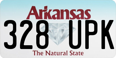 AR license plate 328UPK