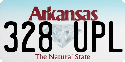 AR license plate 328UPL
