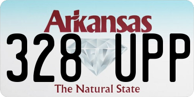 AR license plate 328UPP