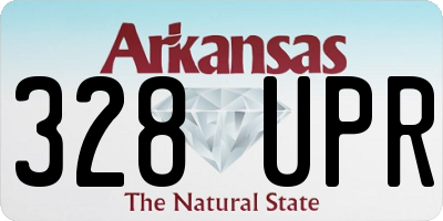 AR license plate 328UPR
