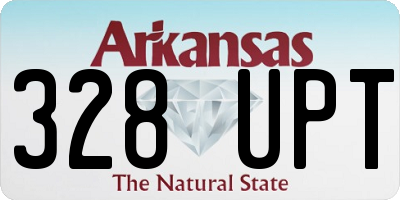 AR license plate 328UPT