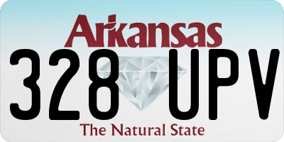 AR license plate 328UPV