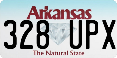 AR license plate 328UPX
