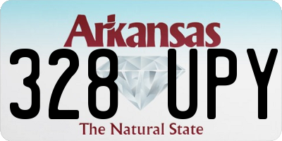 AR license plate 328UPY