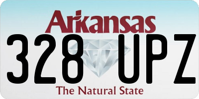AR license plate 328UPZ