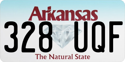 AR license plate 328UQF