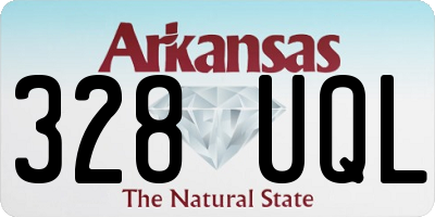 AR license plate 328UQL