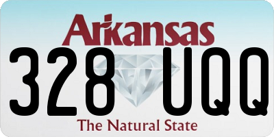 AR license plate 328UQQ