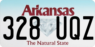 AR license plate 328UQZ