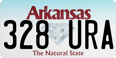 AR license plate 328URA