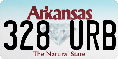 AR license plate 328URB