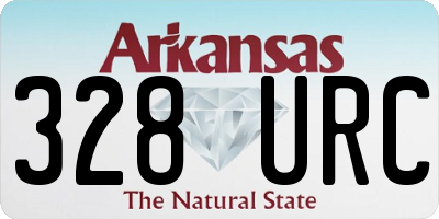 AR license plate 328URC