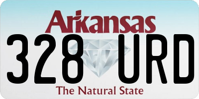 AR license plate 328URD