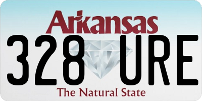 AR license plate 328URE