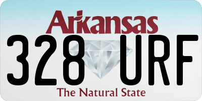 AR license plate 328URF