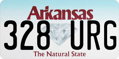 AR license plate 328URG